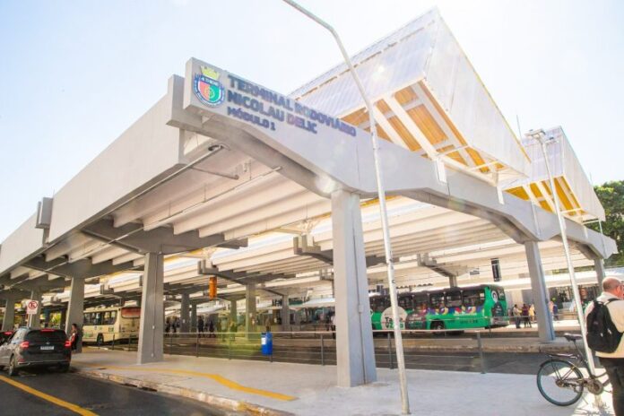 Obras do módulo 1 do Terminal Rodoviário Nicolau Delic são entregues em São Caetano do Sul (SP) nesta quarta-feira (16)