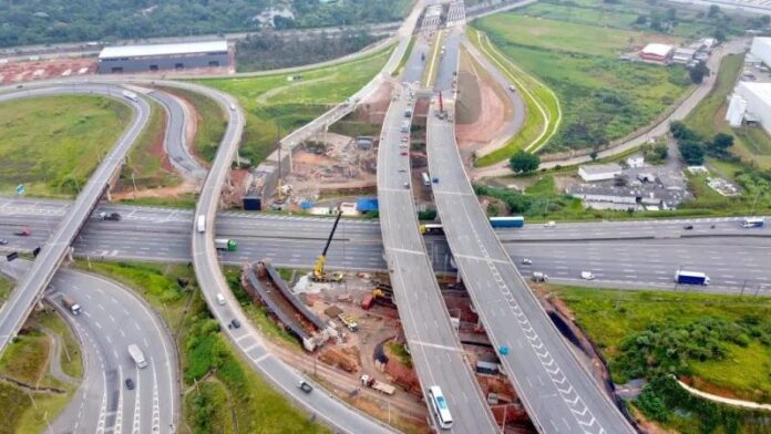 Obras do trecho Norte do Rodoanel Mário Cavos atingem 51% de execução