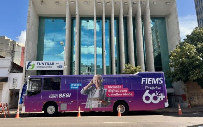 Ônibus de inclusão digital para idosos do Sesi não atenderá na Funtrab nesta quinta (17) no Mato Grosso do Sul 