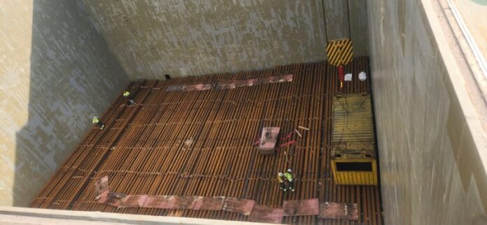 Trilhos da expansão da Linha 2-Verde do Metrô de São Paulo chegam ao Porto de Santos nesta quinta-feira (17)