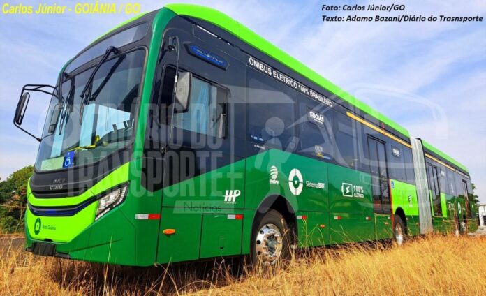 Primeiro “superarticulado” elétrico nacional de Goiânia com tecnologia Eletra é entregue neste sábado (23)