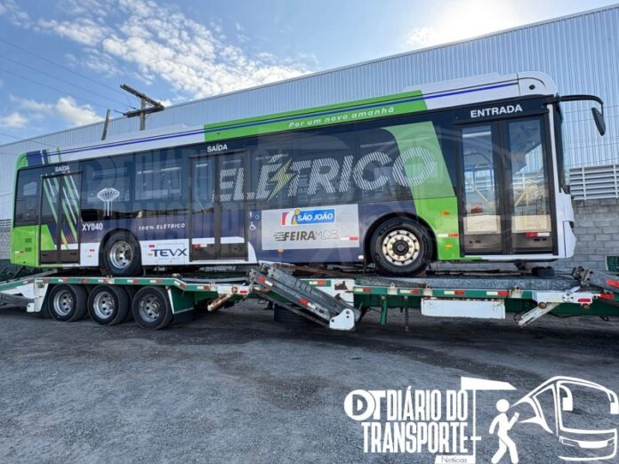 Feira de Santana (BA) testa ônibus elétrico da TEVX Higer em linhas urbanas 