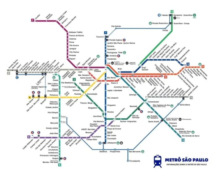 Governo de SP cria comitê para atualizar Mapa do Transporte Público da Grande São Paulo