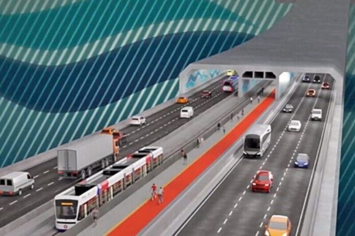 Túnel Imerso Santos-Guarujá, que contará com VLT e corredor de ônibus, tem a licença ambiental prévia emitida nesta segunda-feira (11)