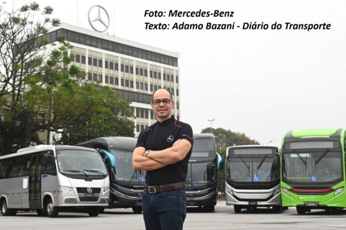 Vice-presidente da Mercedes-Benz, Walter Barbosa, é um dos palestrantes do Seminário da NTU e vai falar sobre transportes sustentáveis com pés no chão