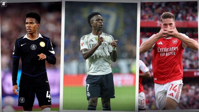Vini Jr. decisivo, show do Arsenal e Estêvão: o resumo do futebol europeu