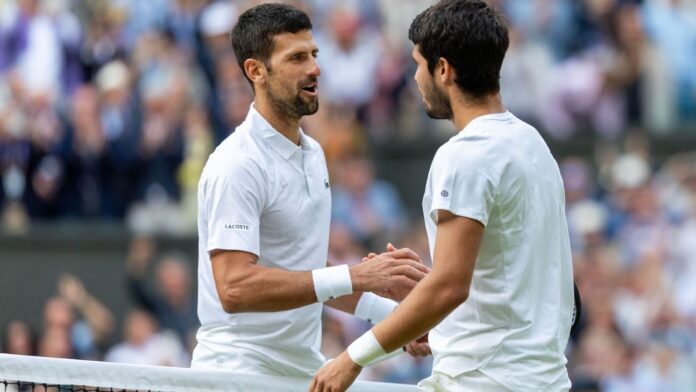 Djokovic vai à 53ª semi em Grand Slams e 'avisa' Alcaraz