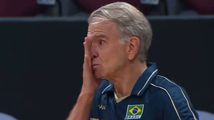 Em dia de luto para Bernardinho, Brasil perde para Sérvia e pode cair no Mundial