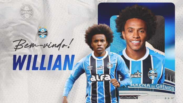 Grêmio confirma contratação de Willian, ex-Corinthians