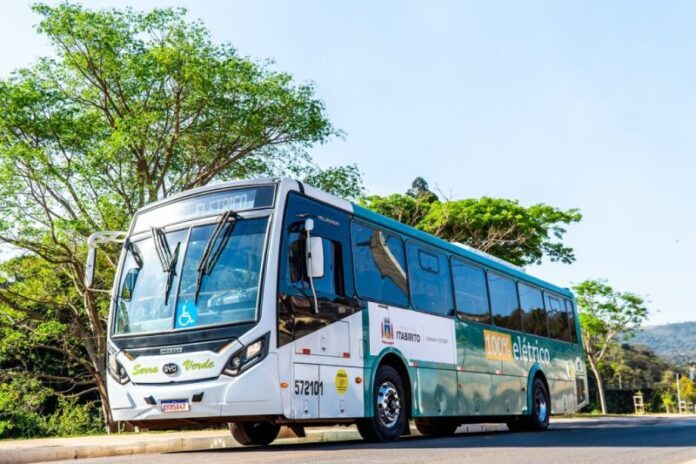 Itabirito (MG) recebe primeiro ônibus elétrico para reforçar frota do transporte público