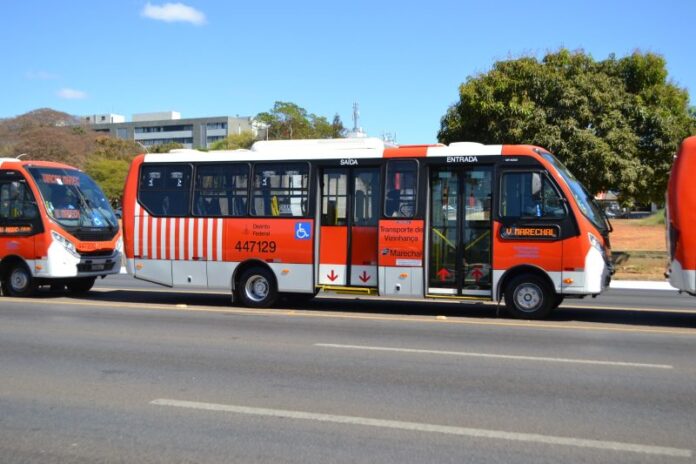 Linha 0.959 no Distrito Federal passa a contar com ônibus do tipo Zebrinha a partir desta segunda-feira (8)