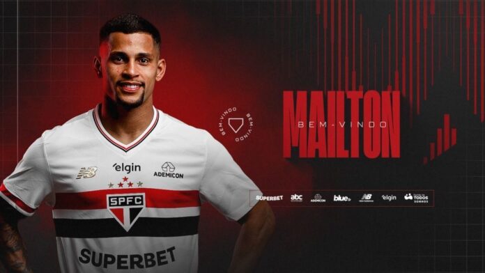 Maílton: São Paulo anuncia contratação de lateral-direito