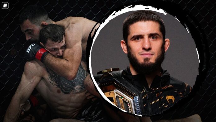Makhachev provoca Maurício Ruffy após derrota: 'Treine mais'