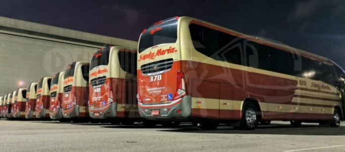 Santa Maria Turismo, de São Bernardo do Campo (SP), pela segunda temporada seguida faz o transporte oficial da NFL -Brasil