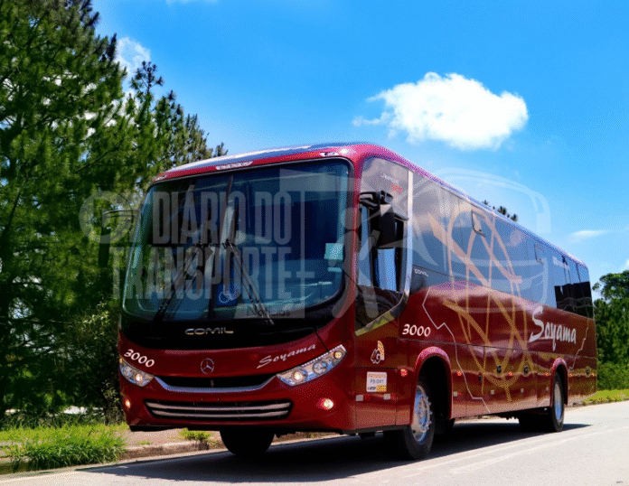 Soyama amplia atendimento no Estado de São Paulo com novos ônibus da atual motorização Euro 6 que polui 75% menos e é mais silenciosa