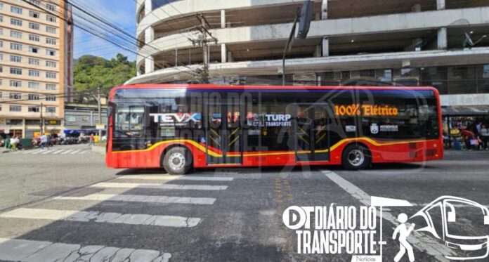 Turp Transporte avalia positivamente testes com ônibus elétrico da TEVX Higer em Petrópolis (RJ)