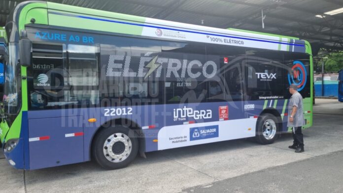 Salvador (BA) testa ônibus elétrico TEVX Higer Azure 9 em Salvador (BA) testa ônibus elétrico TEVX Higer Azure 9 em linha experimental no Centro Histórico