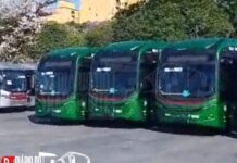 Aumenta número de ônibus de nova tecnologia entregues para o projeto “Corredores Verdes” de Ricardo Nunes (Caio novo E-Millennium BRT/BYD – com Blade) – VÍDEO