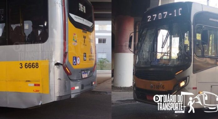 Colisão entre dois ônibus na Estação de transferência Itaquera afeta trânsito e operação na zona leste de São Paulo