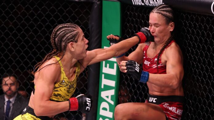 Ex-vendedora de trufas em trem nocauteia rival de forma brutal no UFC Rio