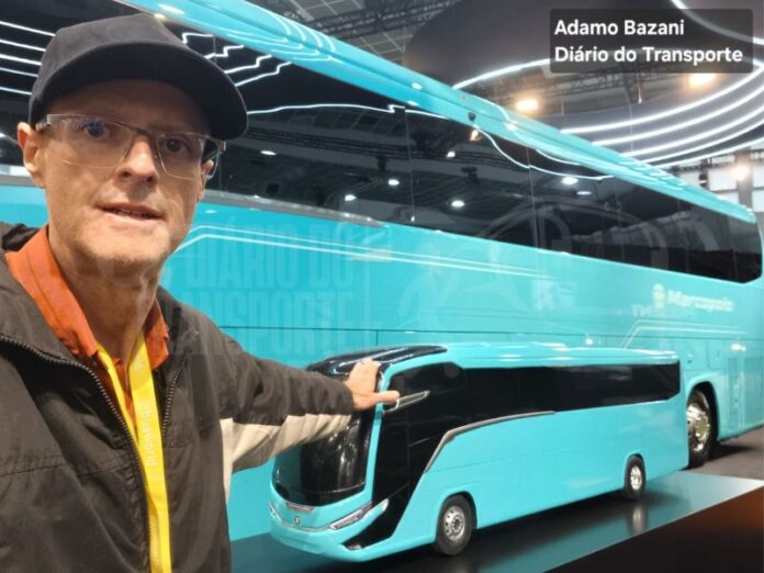 Marcopolo alcança 5 mil unidades do G 8 e faz lançamento na Busworld 2025