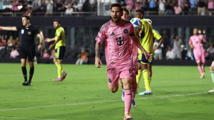 Messi faz dois e comanda vitória do Inter Miami sobre Messi faz dois e comanda vitória do Inter Miami sobre o Nashville nos playoffs da MLS