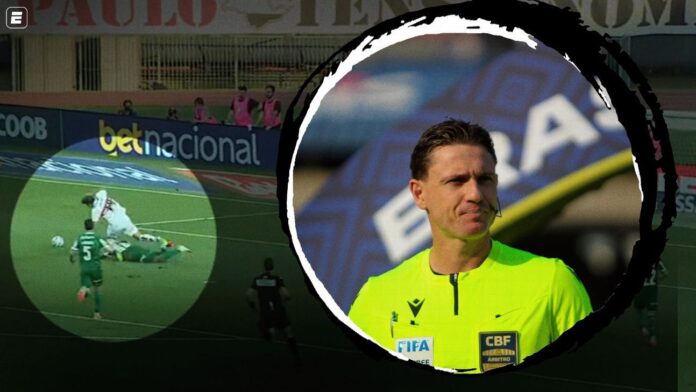 Simon diz que arbitragem de São Paulo x Palmeiras errou ao ignorar pênalti de Allan em Tapia: 'Sem querer é falta'
