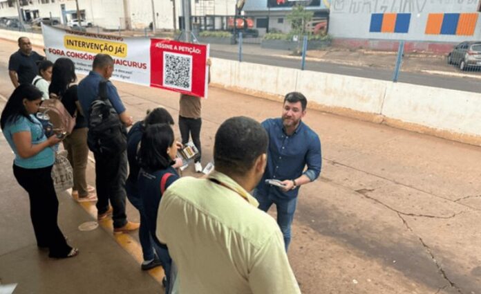 Vereador promove coleta de assinaturas por intervenção no transporte coletivo de Campo Grande (MS)
