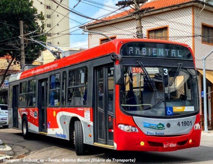 Em contagem oficial sobre ônibus elétricos, prefeitura de São Paulo já considera 189 trólebus em vez de 201