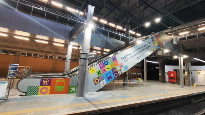 Estação Palmeiras-Barra Funda, da Linha 8-Diamante, recebe novo mezanino e duas novas escadas rolantes a partir desta quinta-feira (20)