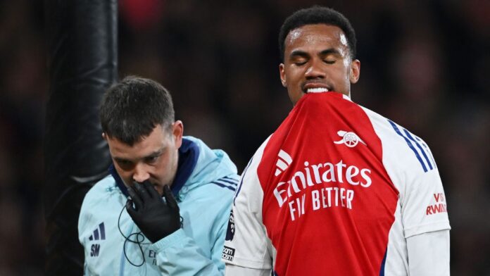 Gabriel Magalhães vira desfalque no Arsenal após lesão pela seleção e deve perder dois clássicos