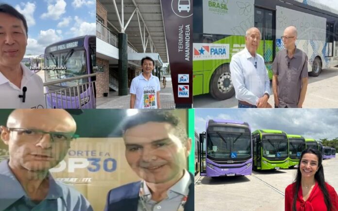 Governo Japonês deve financiar mais BRTs Metropolitanos pelo Brasil. Embaixador vistoria sistema da Grande Belém, legado da COP30 e operado por elétricos nacionais