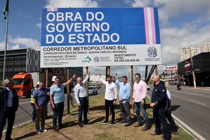 Governo do Espírito Santo inicia obras do Expresso GV na Carlos Lindenberg, corredor exclusivo que vai ligar Vila Velha a Cariacica