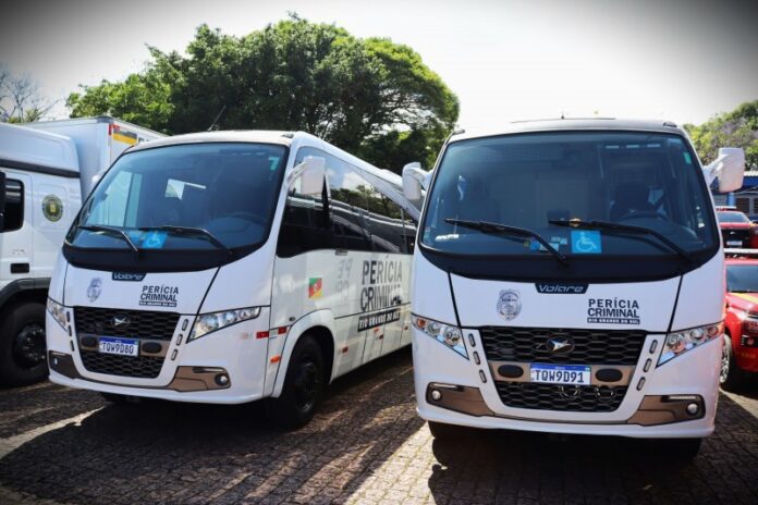 Instituto-Geral de Perícias do Rio Grande do Sul recebe dois novos ônibus Volare Fly 10