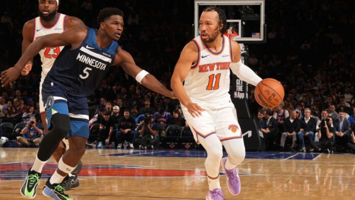 Knicks anotam 83 pontos no segundo tempo e dominam os Timberwolves no Madison Square Garden