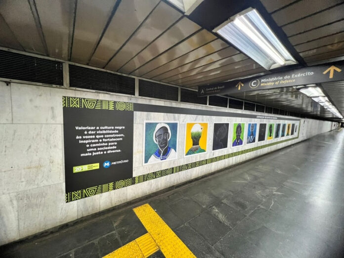 MetrôRio celebra Consciência Negra com exposições ‘Memórias da Pequena África’ e ‘Recortes de Memória’ na estação Central do Brasil