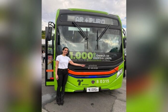 Milésimo ônibus elétrico de São Paulo (SP) é Eletra
