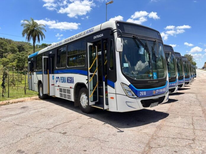 Novos ônibus Marcopolo Torino da empresa Pedra Negra Transportes começam a chegar em Itaúna (MG)