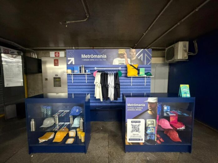 Pop-up store oficial do Metrô de São Paulo é inaugurada na estação Japão–Liberdade