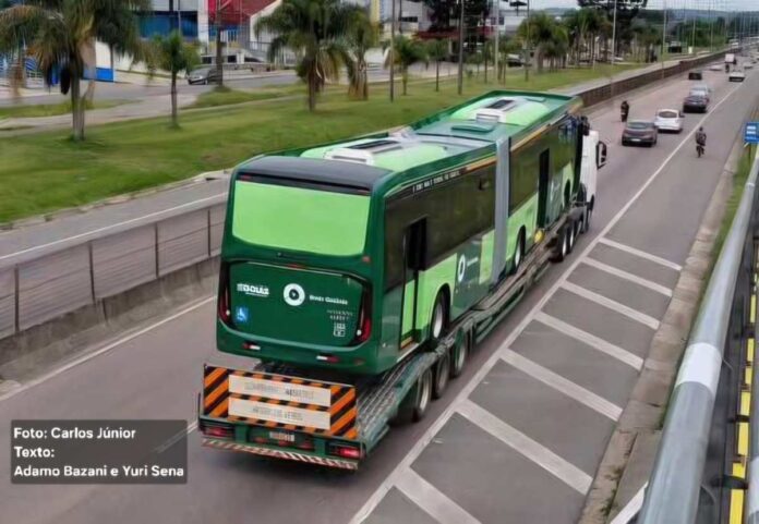 BRT de Goiânia (GO) recebe mais ônibus elétricos de grande porte da Volvo