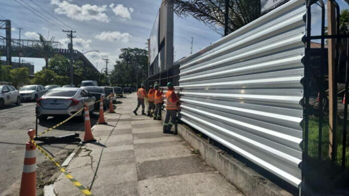 Canteiro de obras em Taboão da Serra marca início da fase operacional da extensão da Linha 4-Amarela