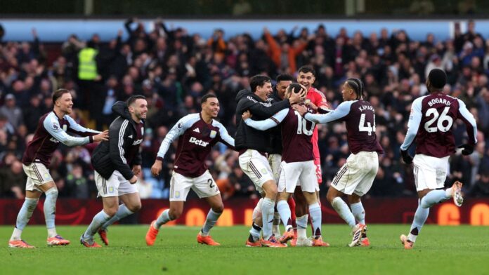 Aston Villa vence o Arsenal com gol 'insano' no fim e vira 2º na Premier League