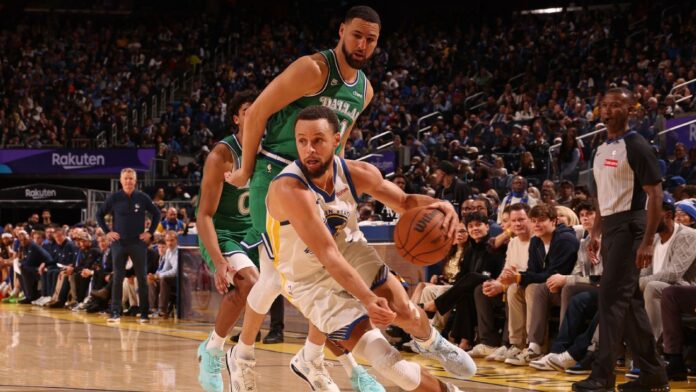 Com feito histórico de Curry, Warriors vencem Dallas e embalam na NBA