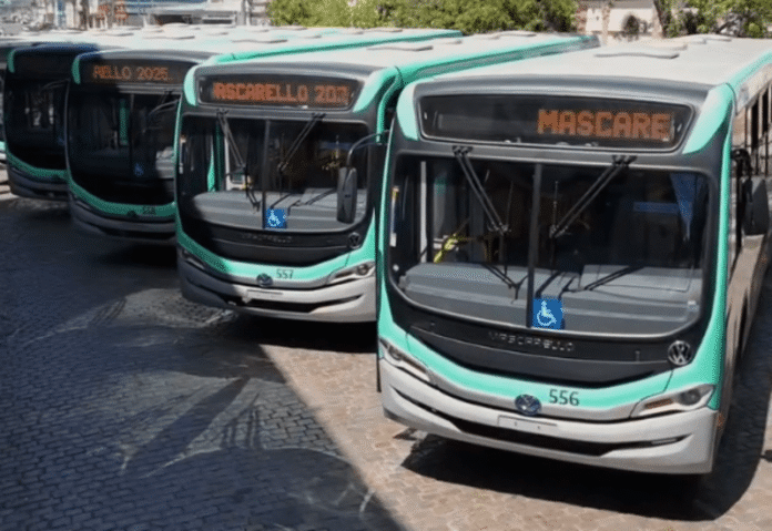 Pelotas (RS) recebe sete novos ônibus Volkswagen/Mascarello para renovação antecipada da frota do transporte público para 2026