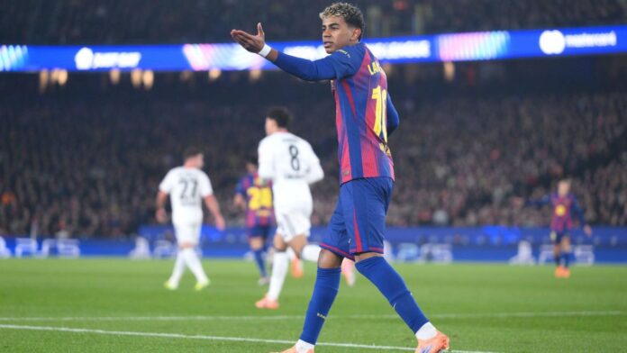 Treinador do Barcelona reage com irritação de Lamine Yamal