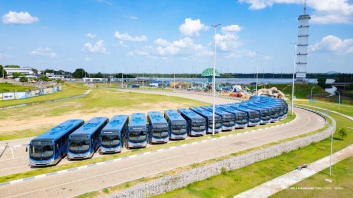 Viação Cidade Boa Vista adquire 18 novos ônibus com chassis Mercedes-Benz OF 1721 para o transporte coletivo da capital roraimense