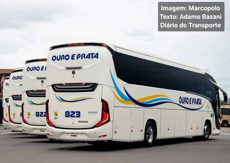Viação Ouro e Prata terá mais um ciclo de renovação de frota em 2026 no Sul do Brasil