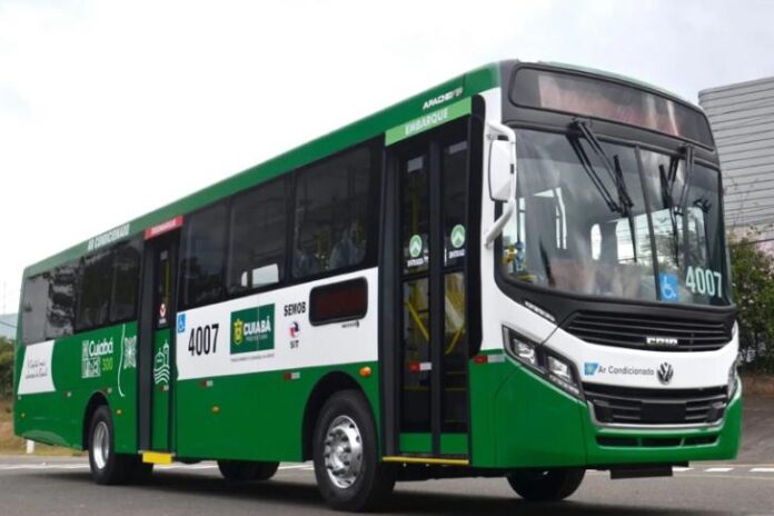 Nova linha de ônibus vai atender o distrito de Aguaçu em Cuiabá (MT)