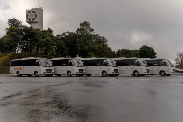 Volare exporta 42 micro-ônibus para operação em minas no Chile
