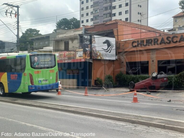 Trânsito complicado na Avenida Maria Servidei Demarchi em SBC por causa de grave acidente